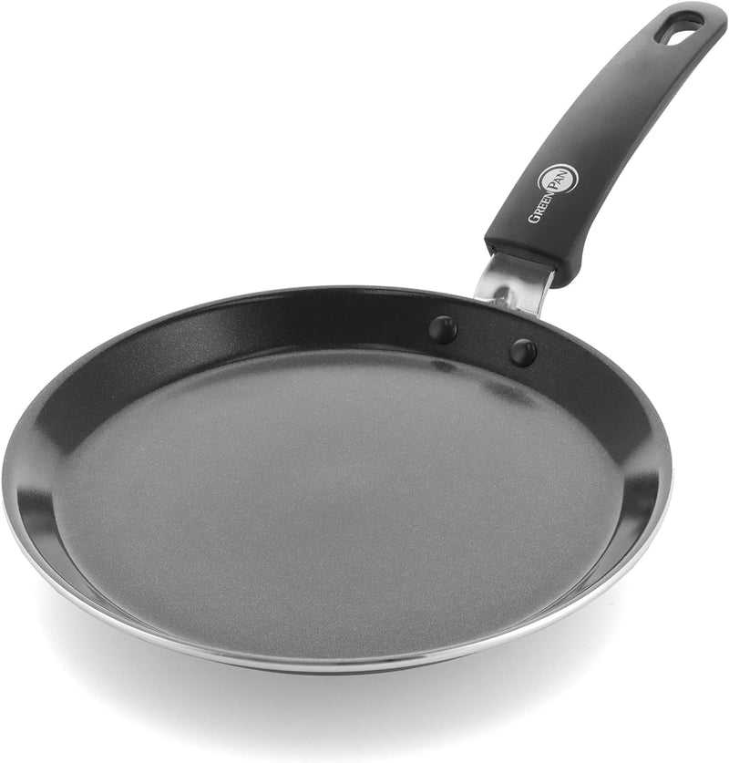 GreenPan Essentials Gesunde Keramische Antihaft-Pfannkuchenpfanne 24 cm, PFAS-frei, Induktion, Backo