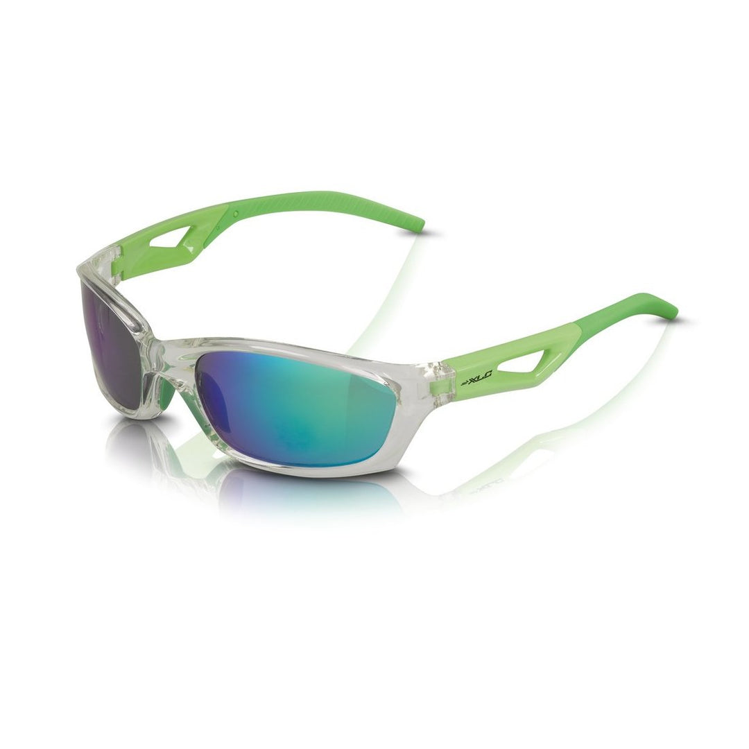 XLC Unisex – Erwachsene Saint-Denise SG-C16 Sonnenbrille, grau/grün, One Size