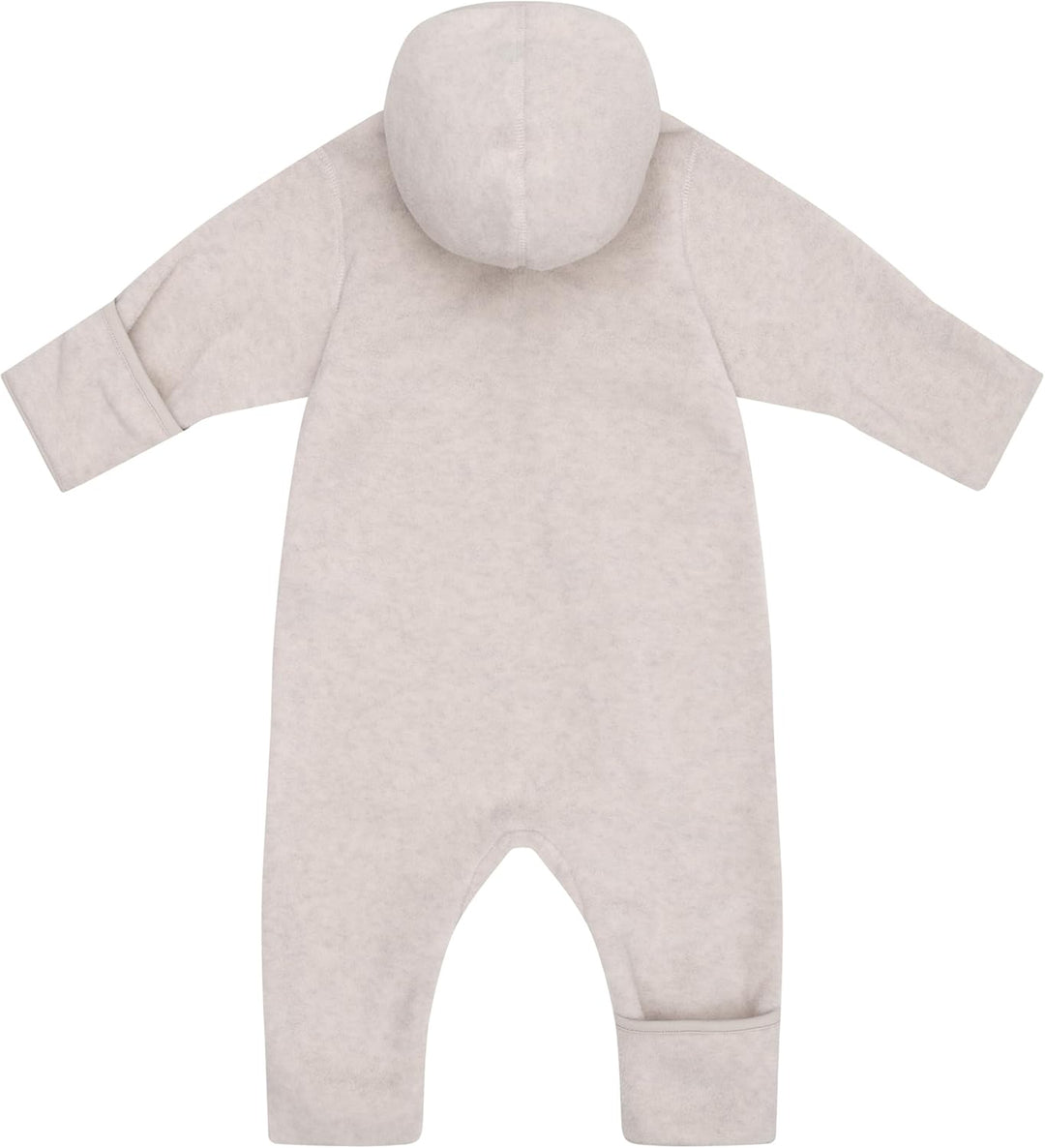 Höhenhorn Ibex Baby Fleece Overall Winter Herbst Strampler Kleinkind mit Kapuze 62 Beige, 62 Beige
