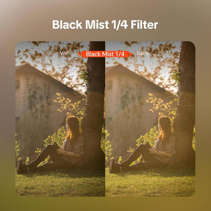 PGYTECH Black Mist 1/4 Filter für DJI Osmo Pocket 3/Pocket 4 /Xtra Muse, Magnetischer Linsenfilter f