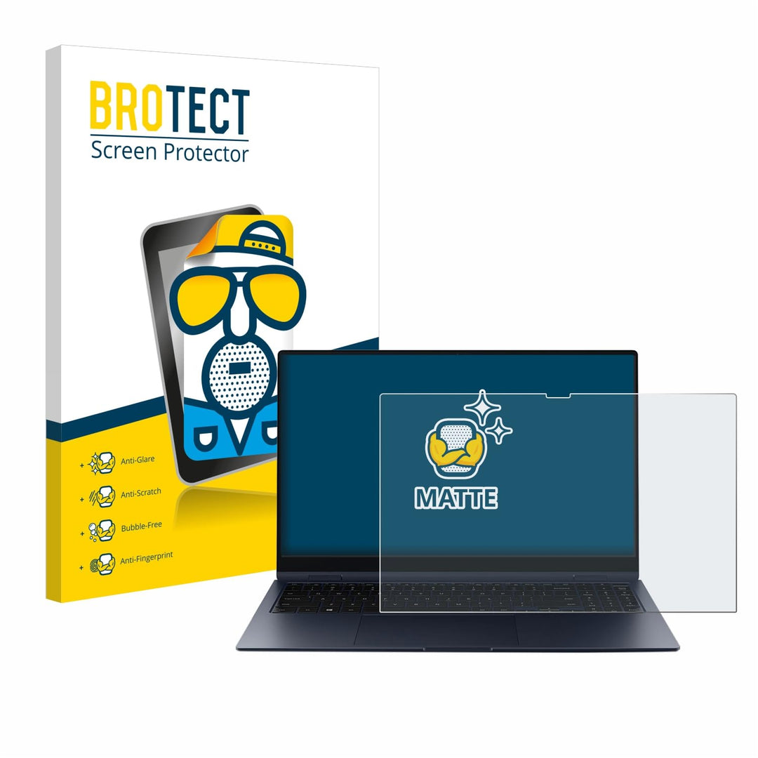BROTECT Entspiegelungs-Schutzfolie für Samsung Galaxy Book Pro 360 15" Matte Displayschutz-Folie, An