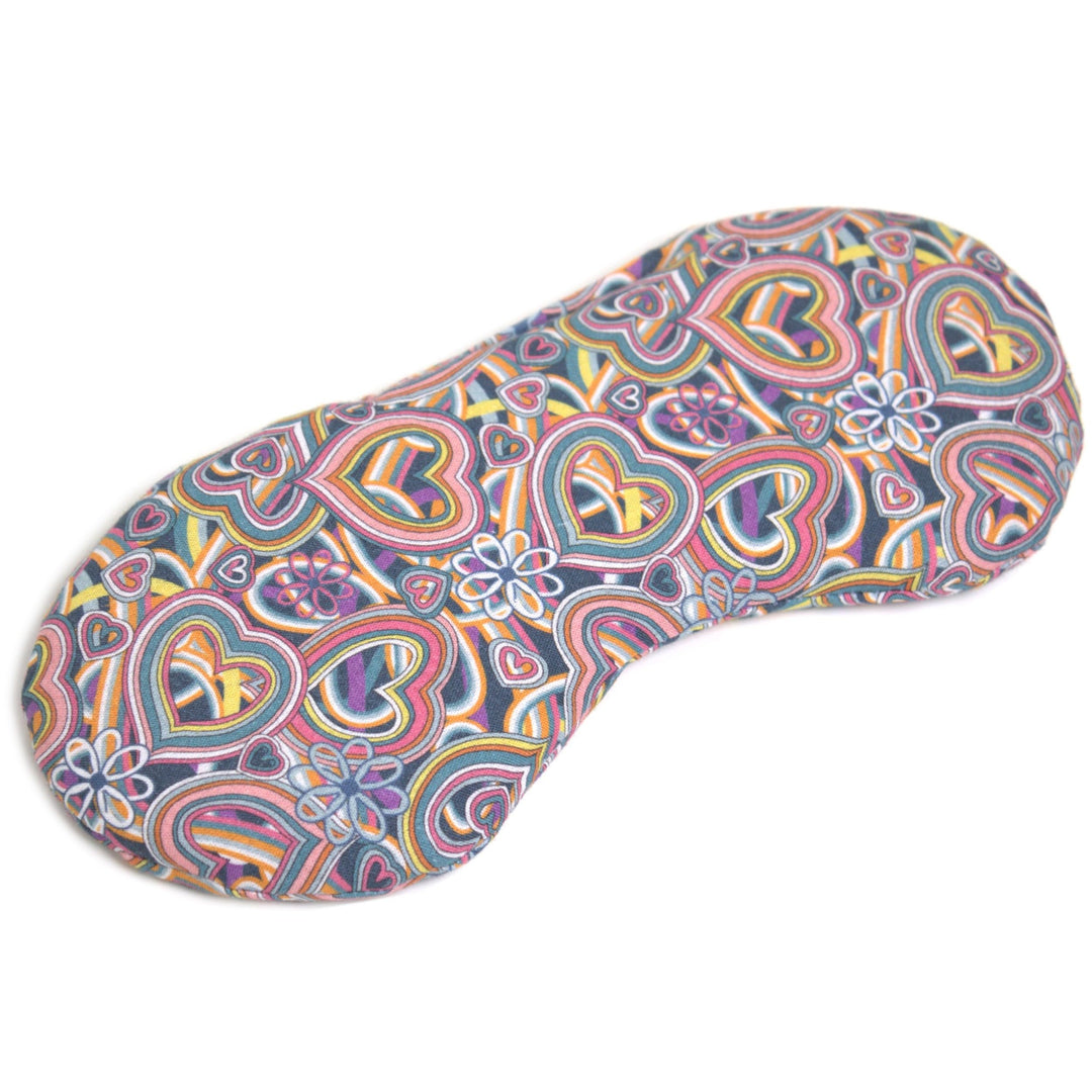 Bio-Bio Augenkissen "Psychedelic Heart" - Kühlmaske & Kühlkissen für die Augen. Die natürliche Alter