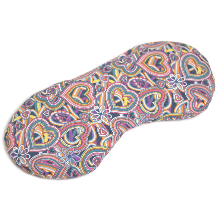 Bio-Bio Augenkissen "Psychedelic Heart" - Kühlmaske & Kühlkissen für die Augen. Die natürliche Alter