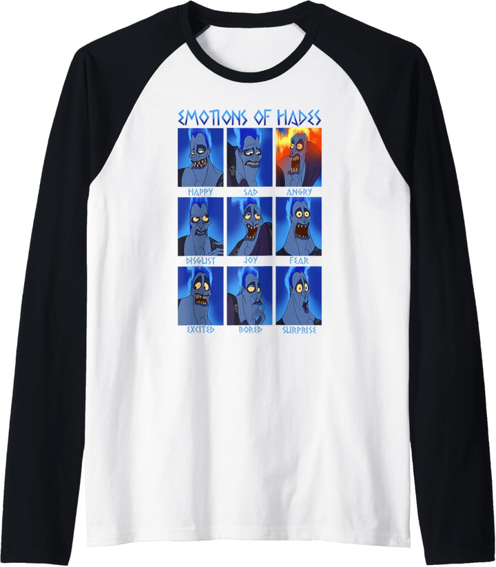 Disney Villains Emotions Of Hades Panels Raglan