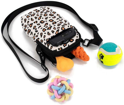COOWONE Gassi Tasche Hund, Leckerli-Tasche für Hund Gassi gehen, Hund Tasche mit Poop Bag Dispenser,