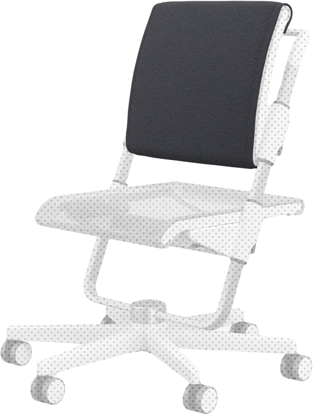moll Rückenkissen Scooter, Bezug für den moll Kinderdrehstuhl Scooter, austauschbar, Chenillegewebe,