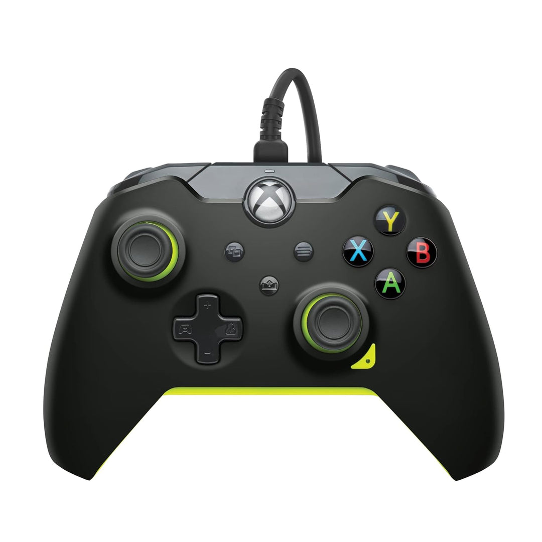 PDP verkabelt Controller Electric Schwarz für Xbox Series X|S, Gamepad, verkabelt Video Game Control