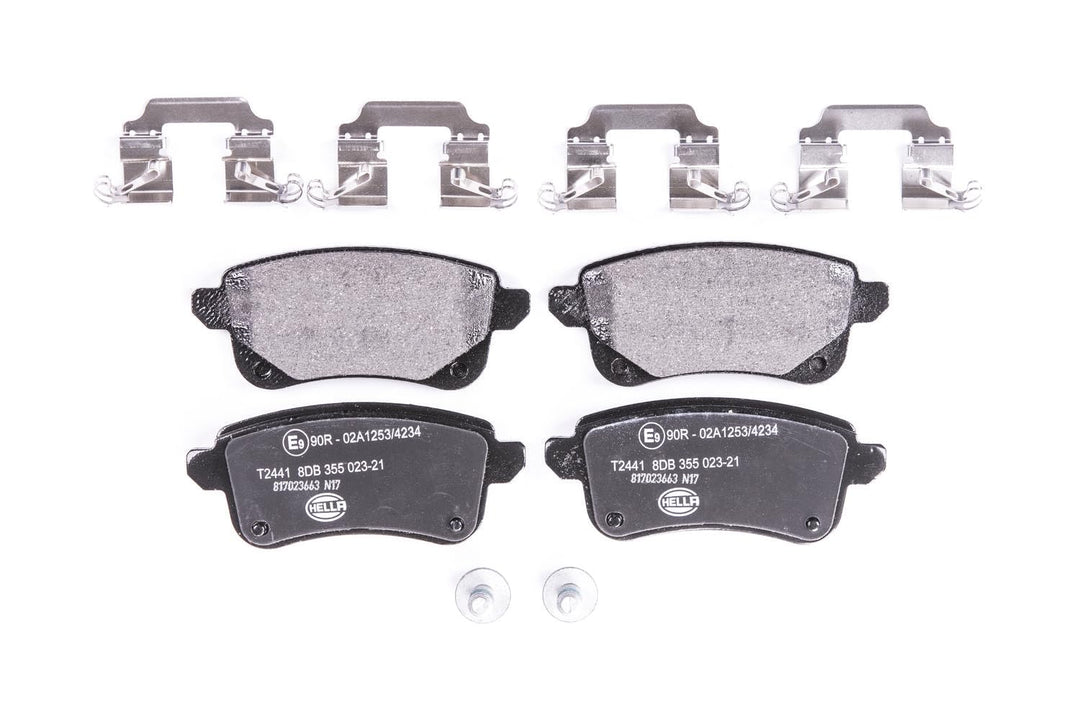 HELLA PAGID 8DB 355 023-211 Bremsbelagsatz - T2441 - Dicke/Stärke: 15.9mm - Bremssystem: Lucas - nic