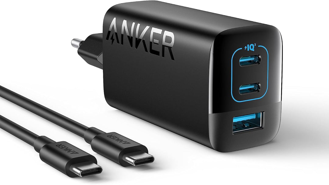 Anker USB C Ladegerät 67W, Anker 335 Netzteil mit PIQ 3.0, 3-Port Schnellladegerät, Für iPhone 16/15
