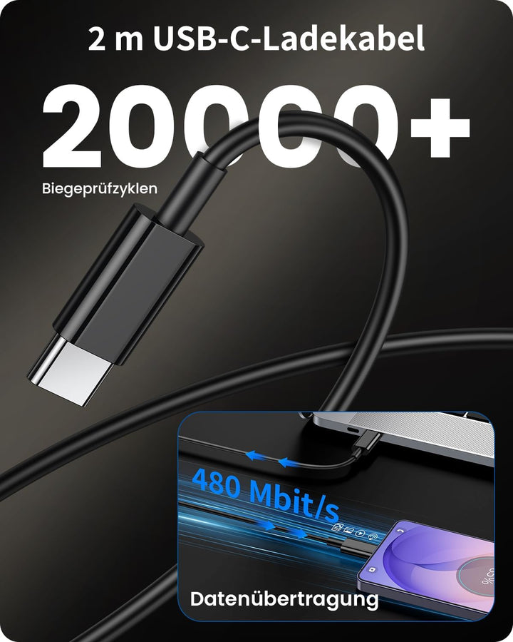 45W Ladekabel USB C Schnellladekabel Ladegerät für Samsung Galaxy S26 Ultra S25 S24 S23 S22 FE 5G A5