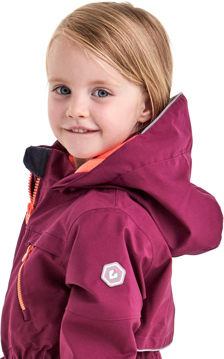 Killtec Jungen Skioverall/Schneehose mit Kapuze Gauror Jr 92 orchidee, 92 orchidee