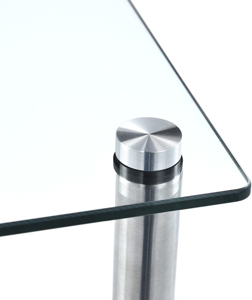 ZQQLVOO Regal mit 3 Ablagen Transparent, Bücherregal, Organizer Bücherschrank, Bookshelf, Würfelrega