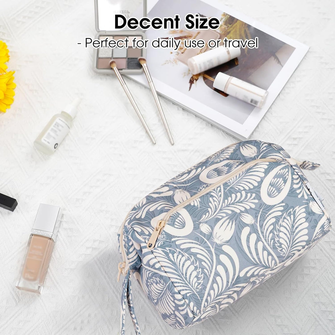 Narwey Klein Kulturtasche Damen Kulturbeutel Kosmetiktasche Schminktasche Reise Make-up-Tasche mit W