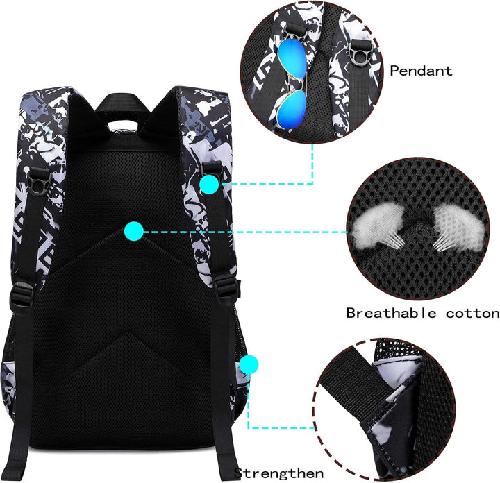 Asge Schulrucksack Jungen Teenager Schulranzen Mädchen 3 5 Klasse Ranzen Ergonomischem Kinder Fussba