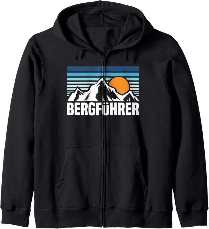 Bergführer Wanderer Bergsteiger Klettern Geschenk Kletterer Kapuzenjacke