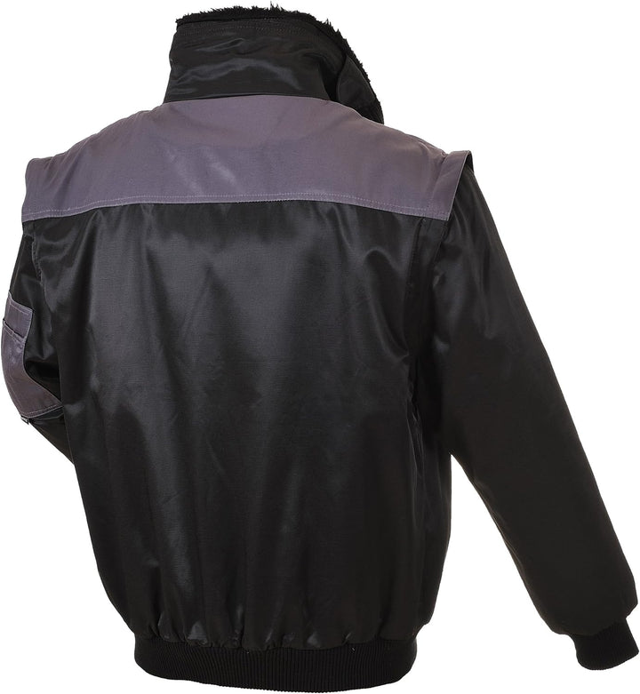 Pilot Jacket 2-Tone, colorBkGrey talla 3 XL 3XL schwarz / grau, 3XL schwarz / grau