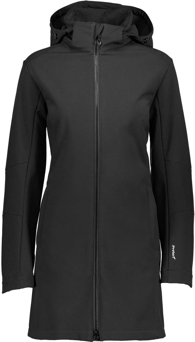 CMP Damen Softshell Mantel D50 Schwarz, D50 Schwarz