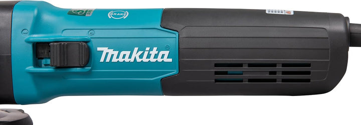 Makita GA5091X01 Winkelschleifer 125 mm, 1900 W, mit Bremse, Schiebeschalter und Elektronik
