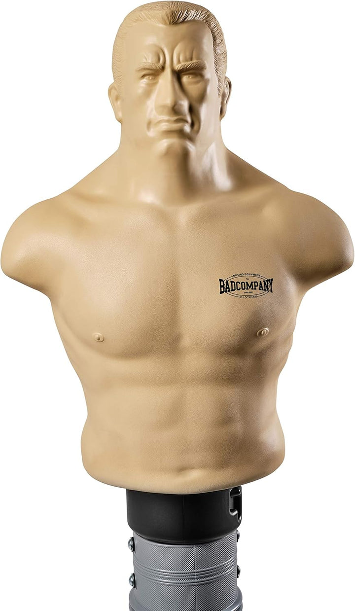 Bad Company Bob der Box-Dummy I Höhenverstellbarer Boxsack-Torso für gezieltes Kombinationstraining