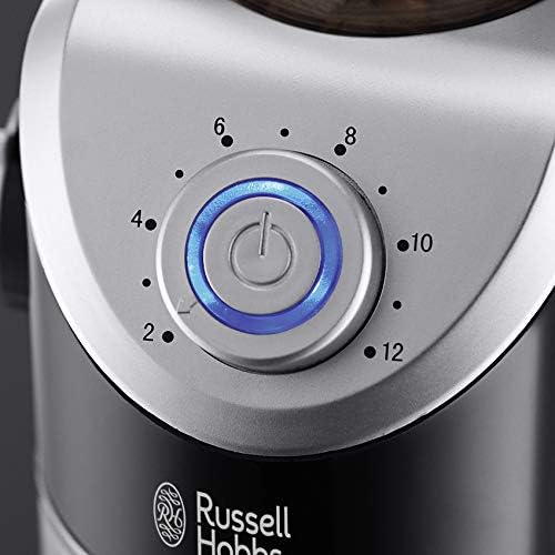 Russell Hobbs Kaffeemühle [Elektrisch mit Scheibenmahlwerk] Classics (variable Mahlgradeinstellungen