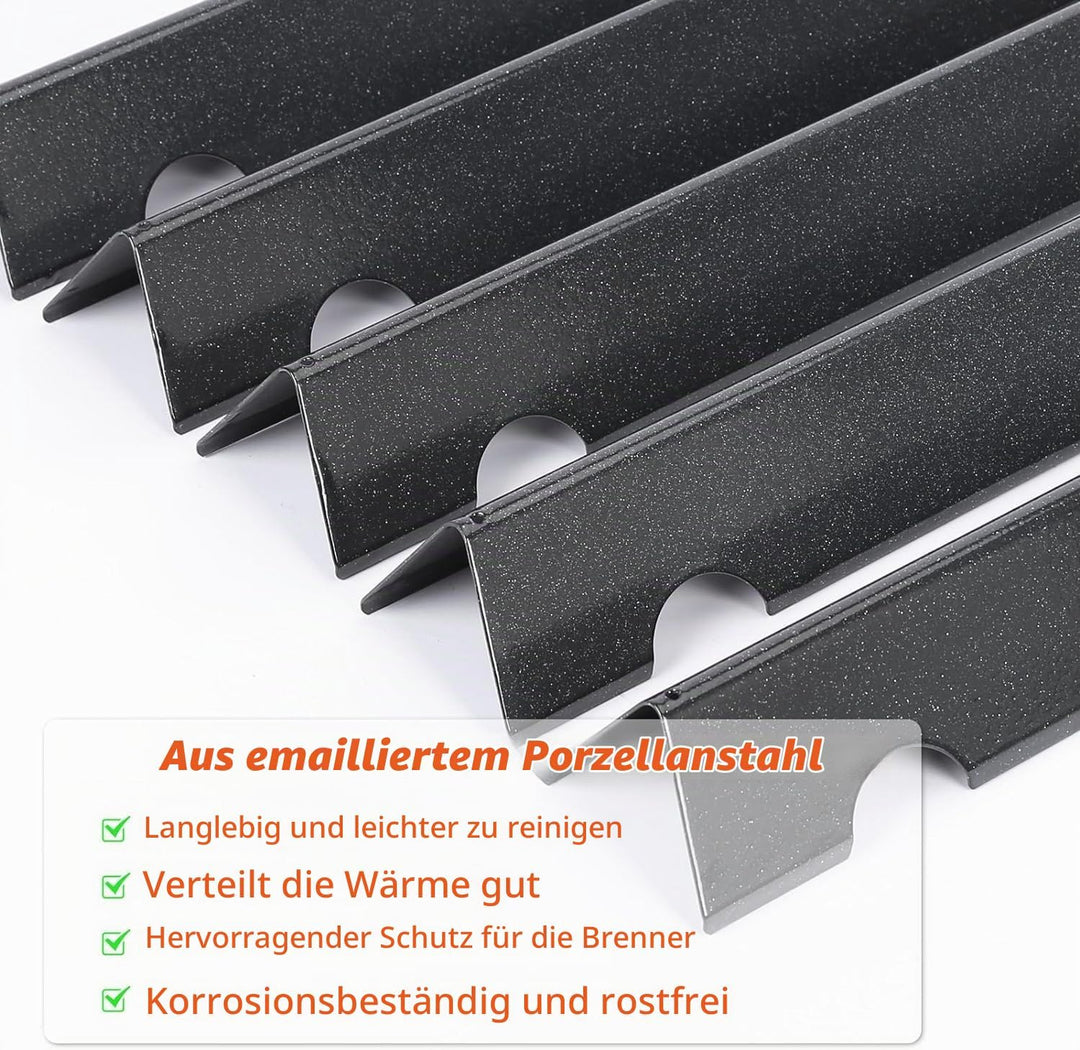 Denmay Flavorizer Bars 66032 und Wärmeabweiser 66040 für Weber Genesis II E-310, II E-330, II E-335,