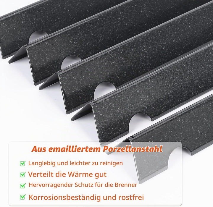 Denmay Flavorizer Bars 66032 und Wärmeabweiser 66040 für Weber Genesis II E-310, II E-330, II E-335,