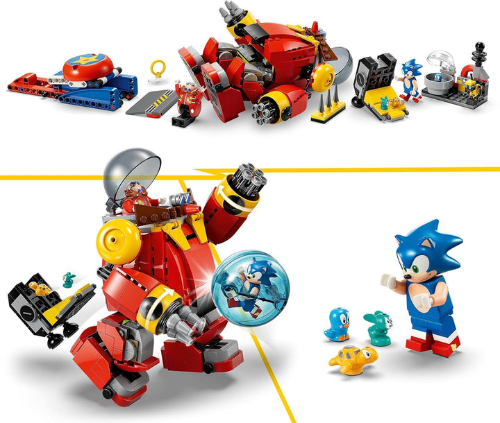 LEGO 76993 Sonic The Hedgehog Sonic vs. Dr. Eggmans Death Egg Robot-Spielzeug für Kinder, Mit Sonics