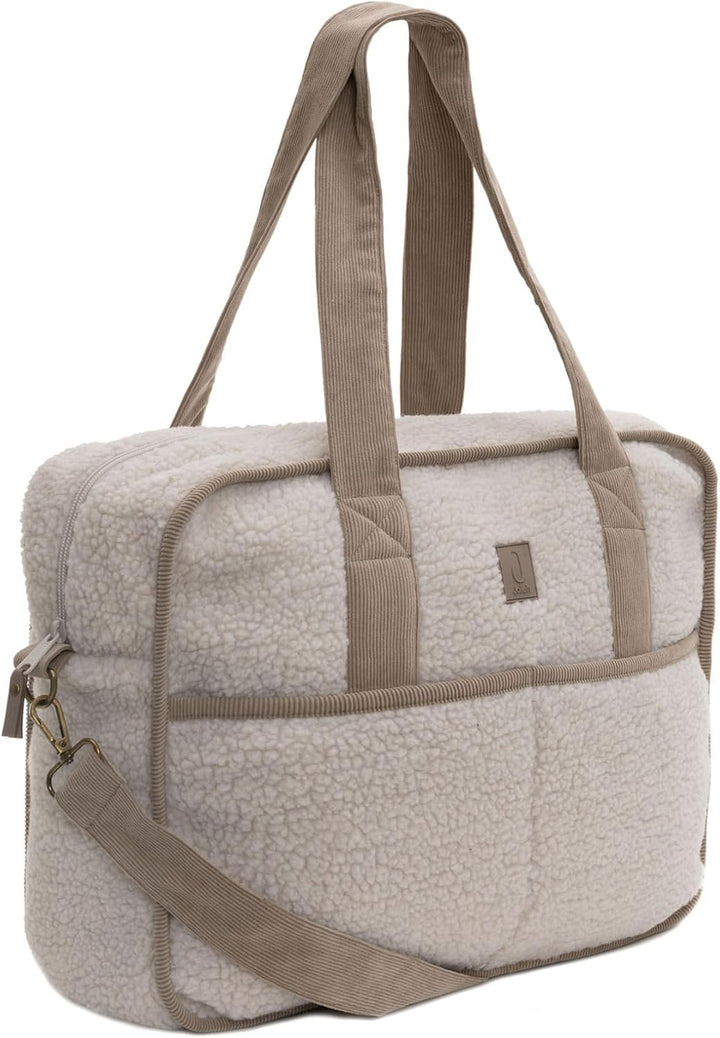 Jollein Wickeltasche - Teddy Noé - 100% Polyester - Kinderwagentasche - Babytasche Multifunktional