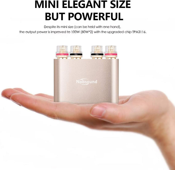 Nobsound NS-10G Pro Hi-Fi DSP Mini Digital Verstärker 100W Bluetooth 4.2 System Stereo Audio Home wi