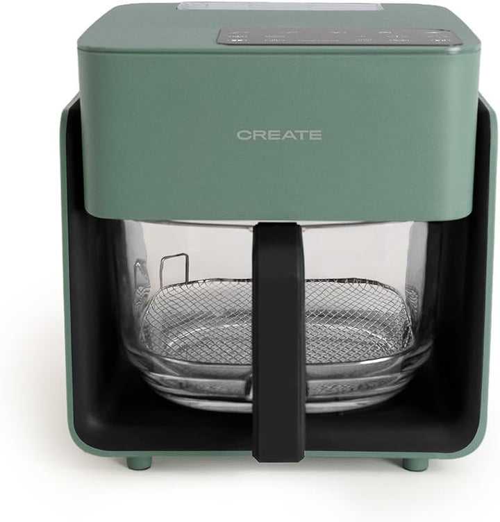 CREATE/AIR FRYER MIST/Ölfreie Heissluftfritteuse 4.2L mit Wasserdampfgarer Salbeigrün/Fassungsvermög