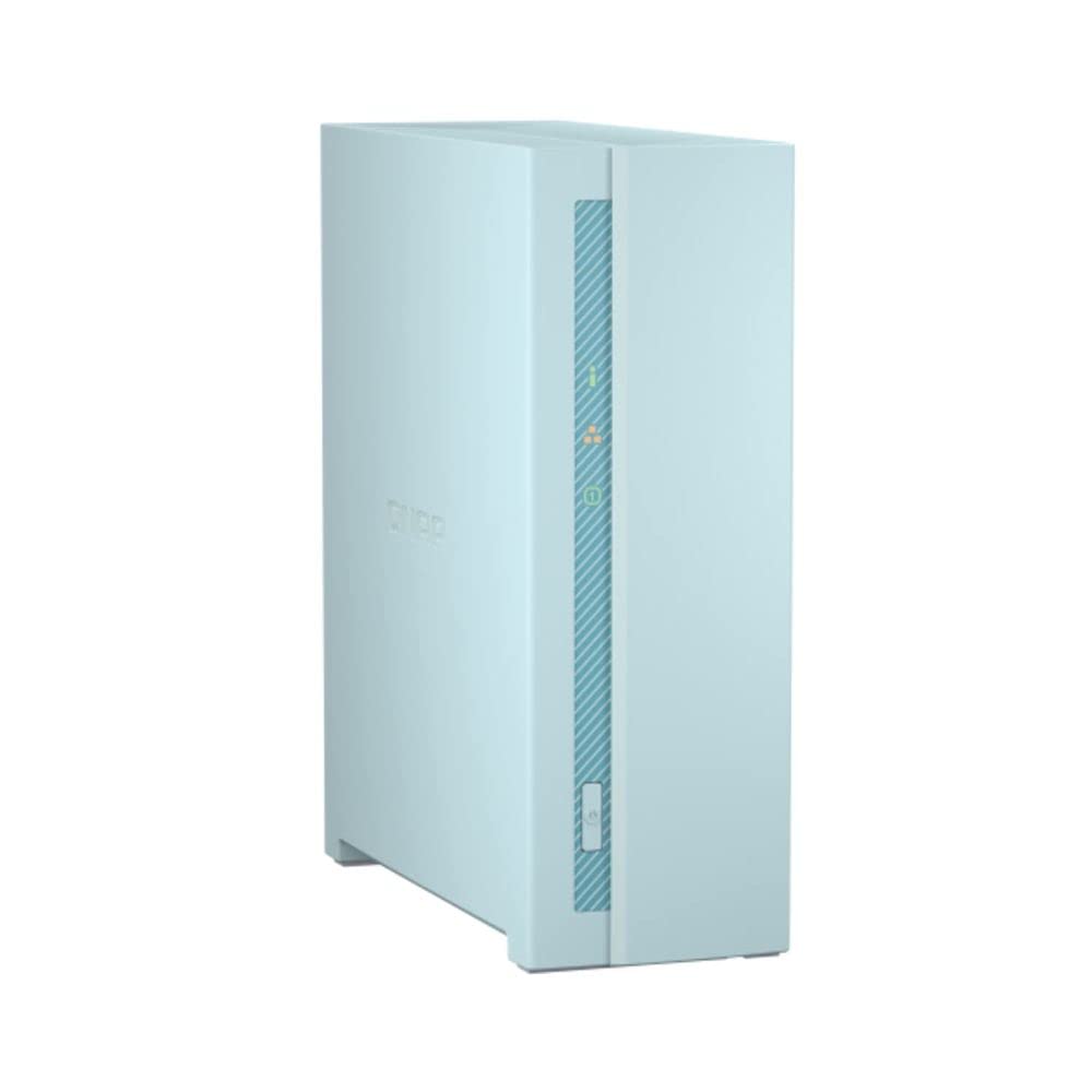 Qnap TS-130 1 Bay - Netzwerkspeicher Gehäuse - Budgetfreundliches Home NAS für Dateispeicherung und