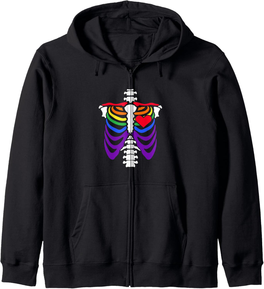 Skelett Lesbian Schwul Homo Outfit LGBT Gay Homosexualität Kapuzenjacke