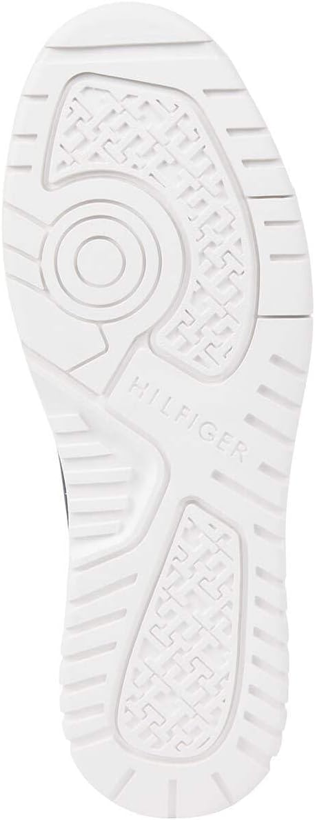 Tommy Hilfiger Herren Cupsole Sneaker TH Basket Core Rwb Schuhe 40 EU Desert Sky, 40 EU Desert Sky