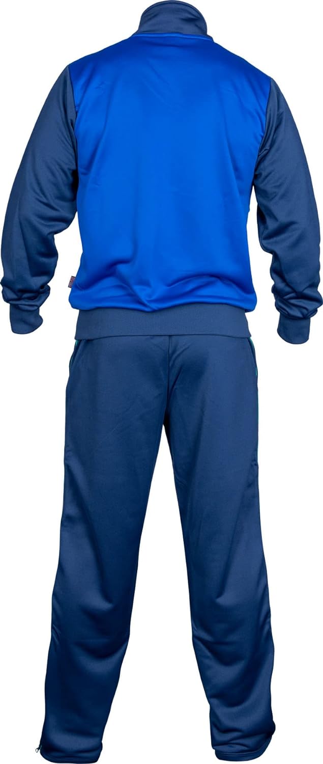 TOP TEN Fitnessanzug „Sporty“ M Blau - Gruen, M Blau - Gruen