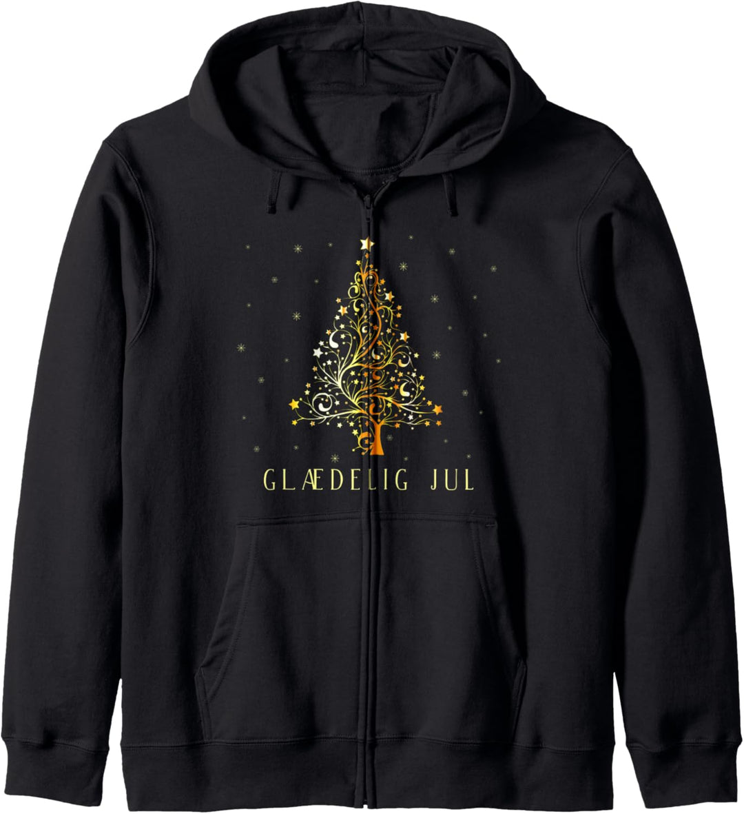 Glaedelig Jul Dänischer Weihnachtsbaum Weihnachtsschmuck Kapuzenjacke
