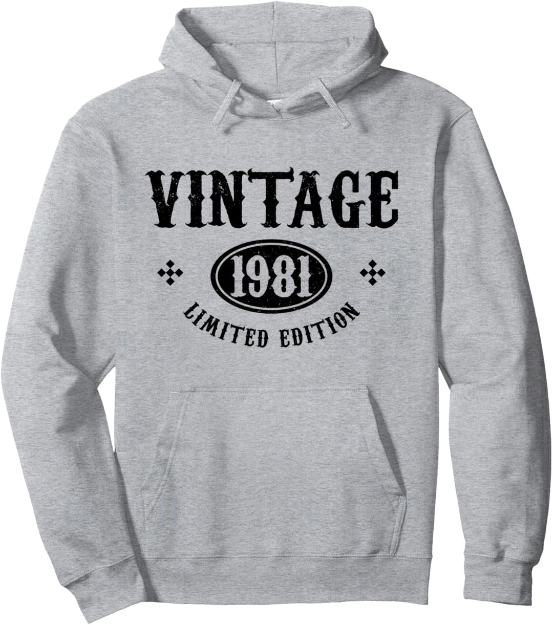 40. Geburtstag Lustig Geschenk Vintage 1981 Limited Edition Pullover Hoodie