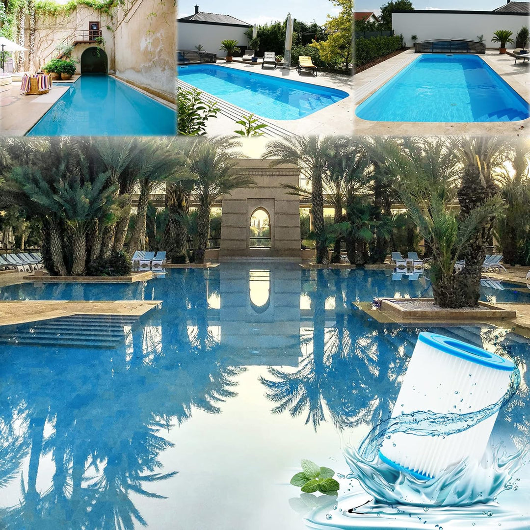 YANHUA Poolfilter Kartusche Typ II, Pool für Bestway Filter grösse 2, für Bestway 58383/58381/58093/