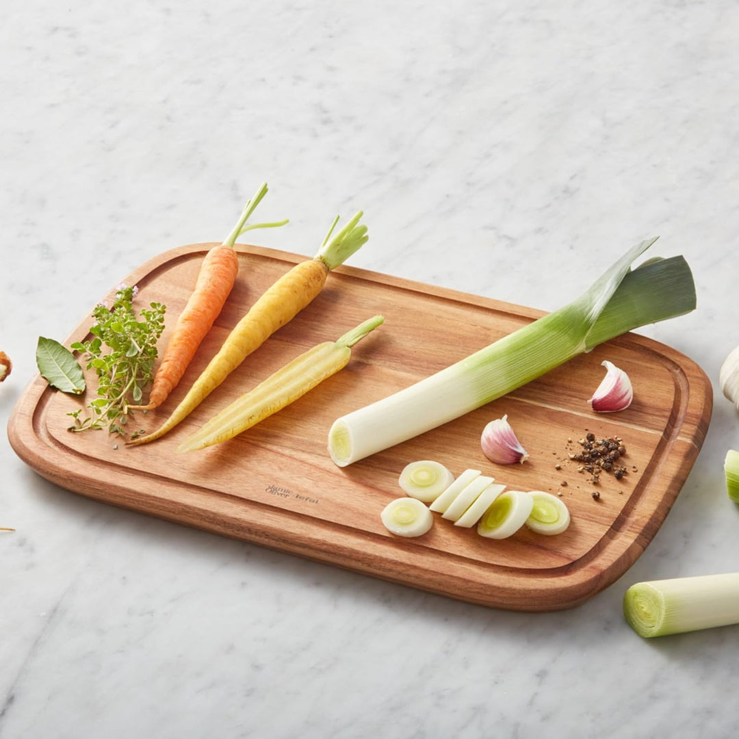 Jamie Oliver by Tefal K26809 Schneidebrett Gr. M | 37,4 x 25,1 x 2,2 cm | Akazienholz | FSC-zertifiz
