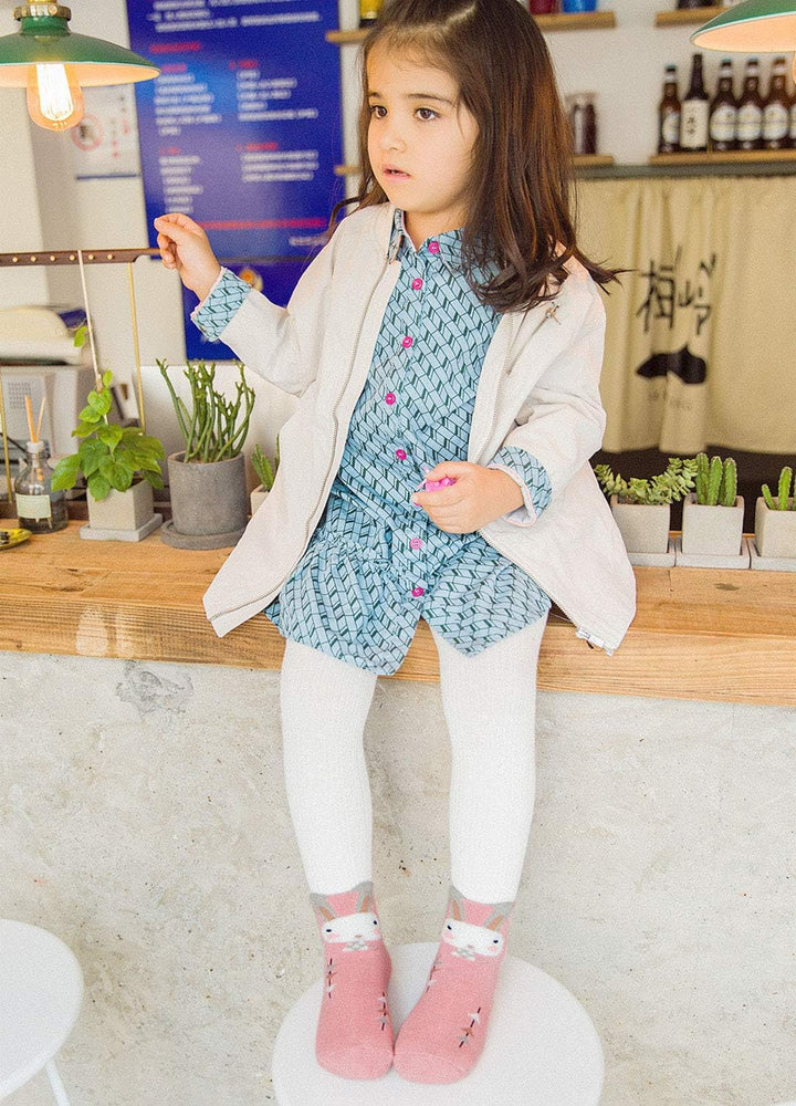 LOFIR Dicke Kinder Socken aus Baumwoll Winter Warme Thermo Socken für kleine Mädchen Jungen Kleinkin