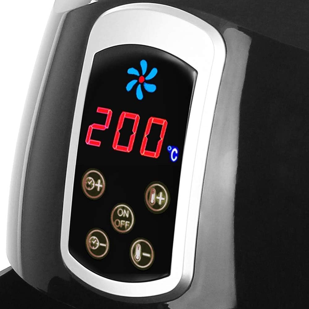 Epiq Heissluftfritteuse, Airfryer, Smart Fryer, Frittieren ohne Öl, 3,6 Liter Volumen, 1400 Watt, sc