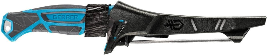 Gerber Anglermesser mit Scheide und Schleifstein, Controller 6‘‘, Klingenlänge: 16 cm, 31-003557 6"