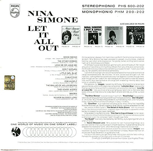 Let It All Out (Back to Black + DL-Code), Vinyl