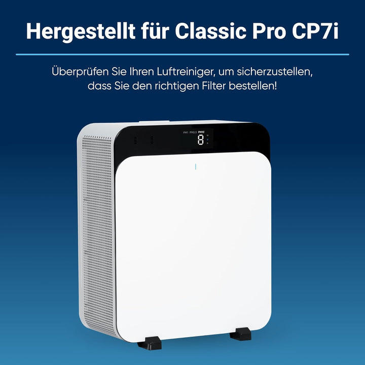Blueair Classic PRO Original-Ersatzfilter, Partikel und Aktivkohle, passend für Blueair Classic Pro