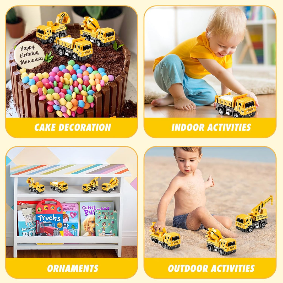 Kinderspielzeug ab 2 3 4 5 6 Jahre, LKW Spielzeug ab 2-6 Jahre Geschenk Junge 2-6 Jahre Baustellenfa