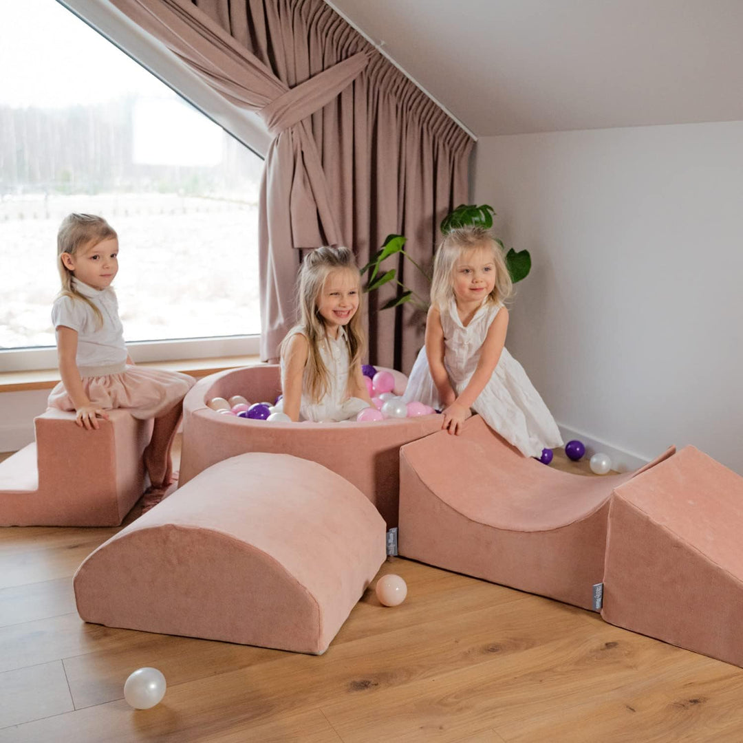 KiddyMoon Spielplatz Velvet Aus Schaumstoff Für Babys Spielbad Hindernisläufen, Hergestellt In Der E