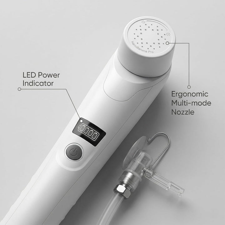 Elektrisches Bidet, 2.5l Portable Bidet Mit Wassertank, Schlauch Mit Anschlussstück, Ipx6 Wasserdich