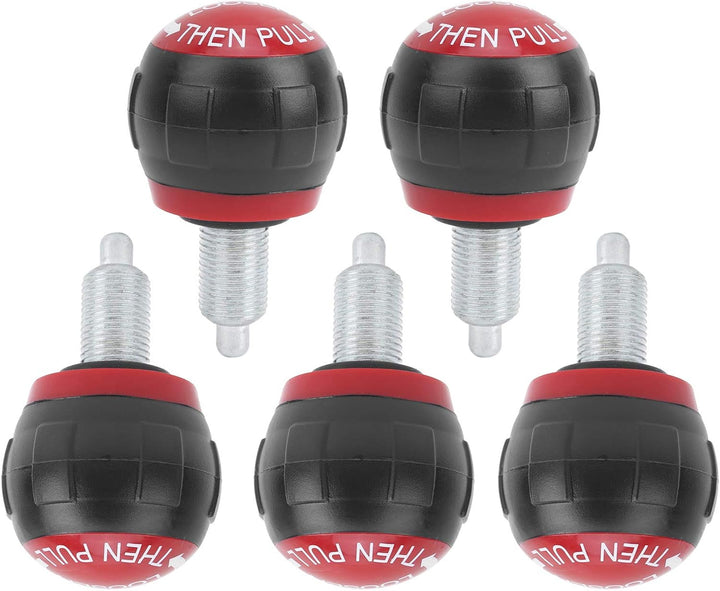 Zugstift Federstifte 5 Stück 50x45mm M16 Fitness Pop Zugstiftknopf Release Synthetischer Kartongriff