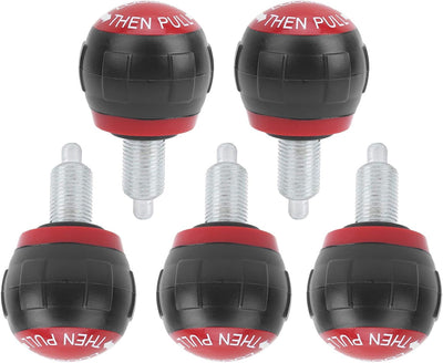 Zugstift Federstifte 5 Stück 50x45mm M16 Fitness Pop Zugstiftknopf Release Synthetischer Kartongriff