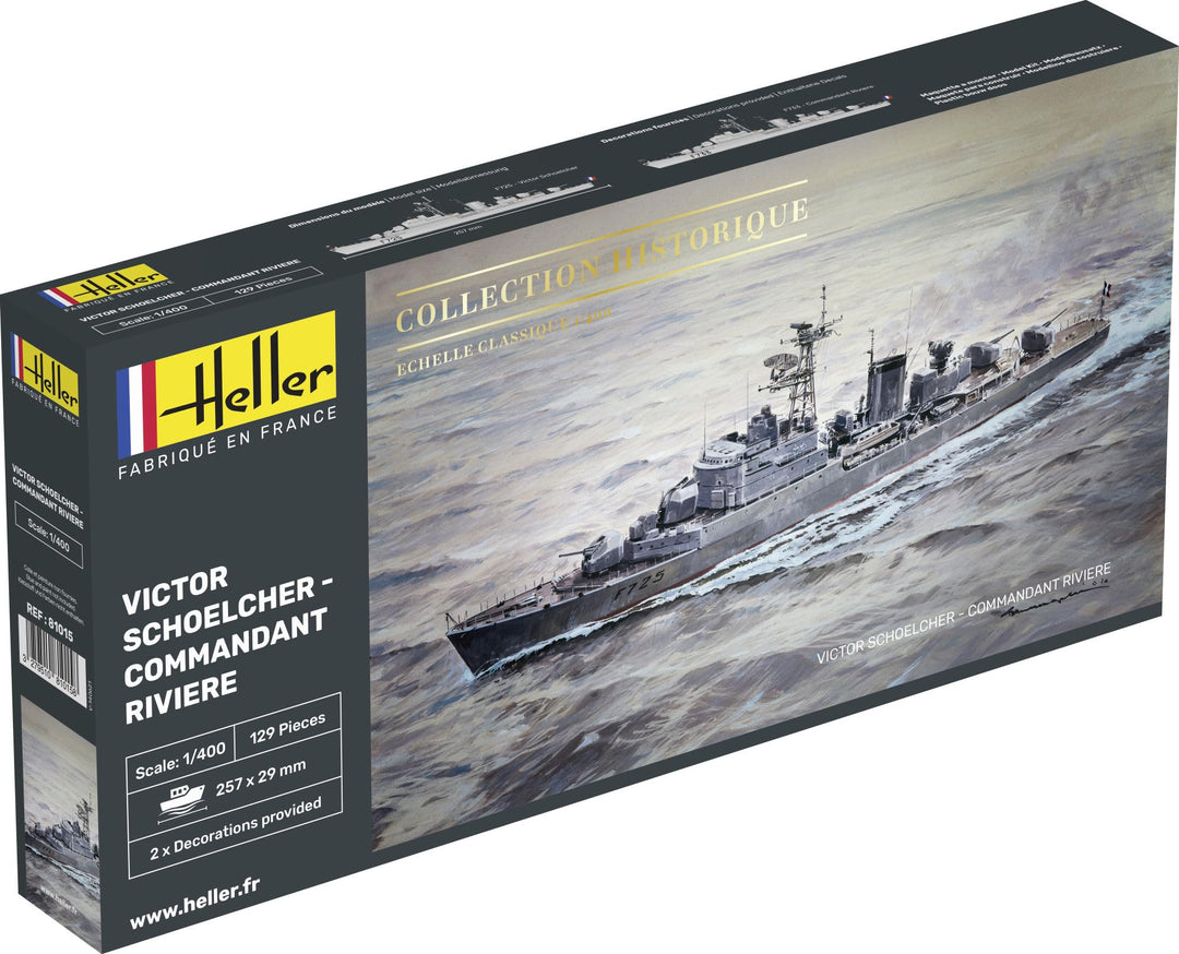 heller - 1/400 Victor Schoelcher - Commandant Rivierehel81015