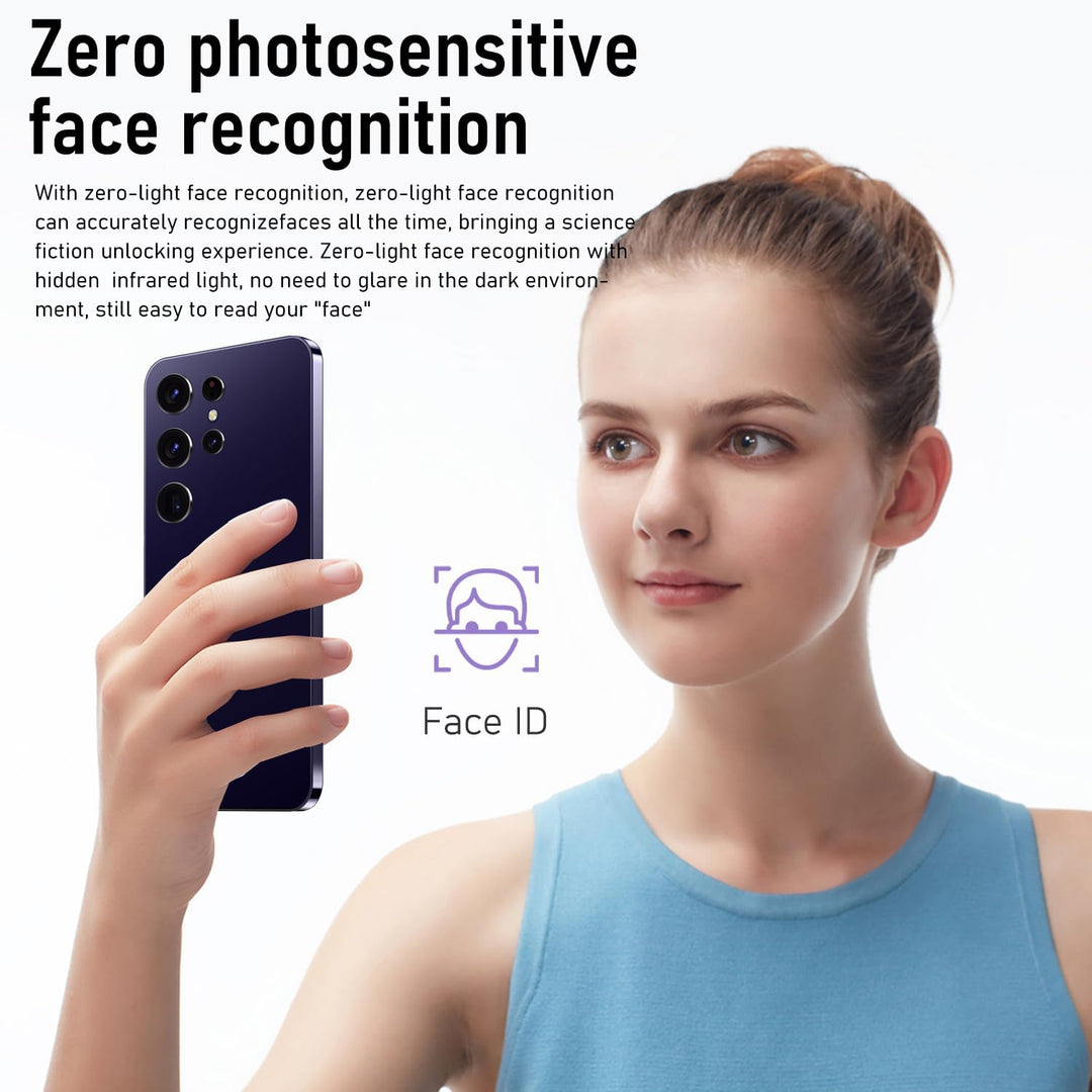 CatCalls Günstiges Smartphone, 5,0 Zoll, Android 9.0, 16 GB ROM, Dual-SIM, Dual-Kamera, Gesichtserke